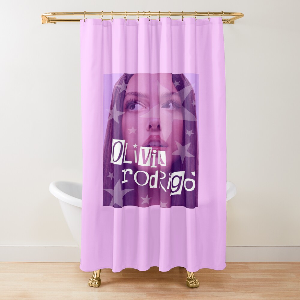 Hot Singer Olivia Rodrigo Colorful Shower Curtain