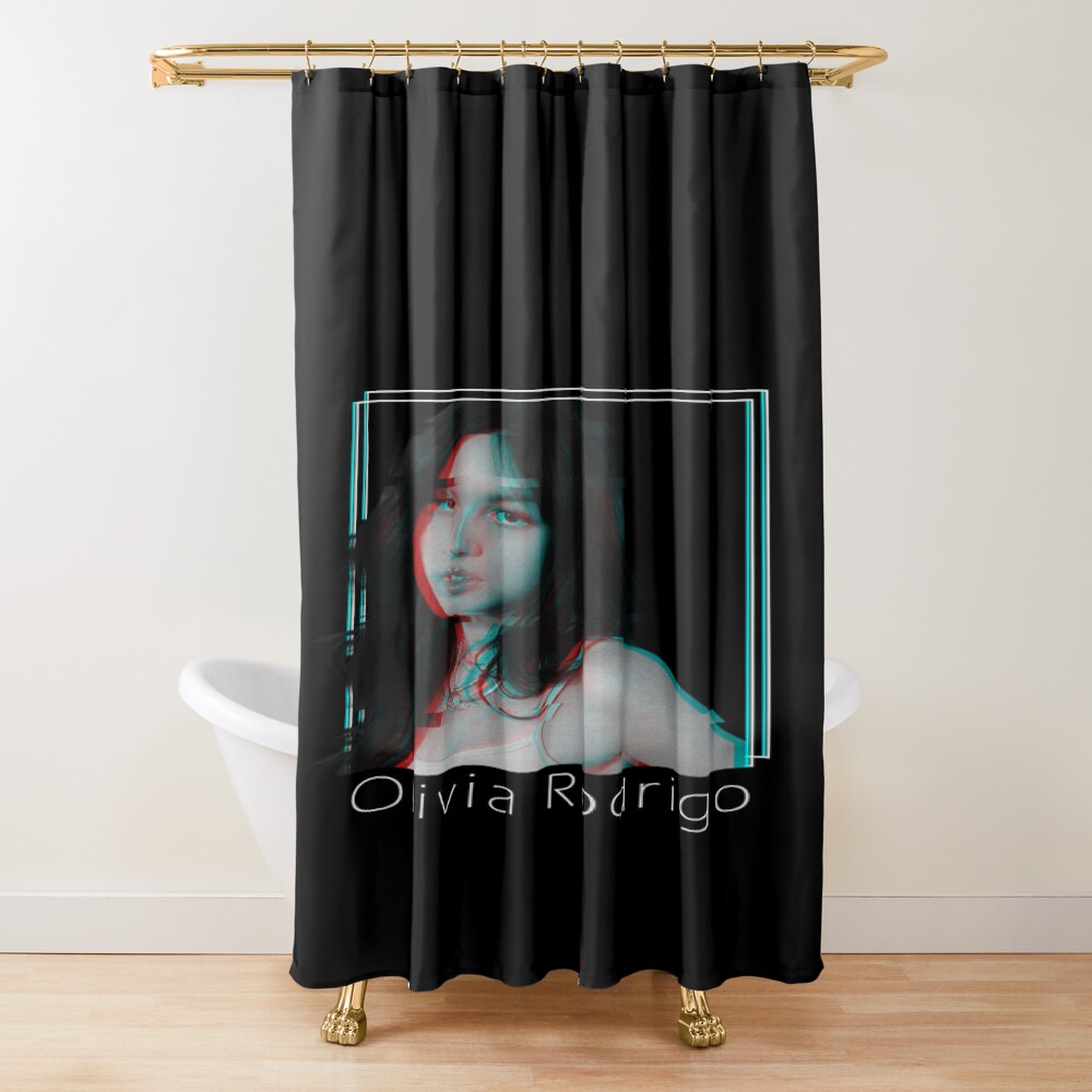 Olivia Rodrigo Cute Girl Shower Curtain