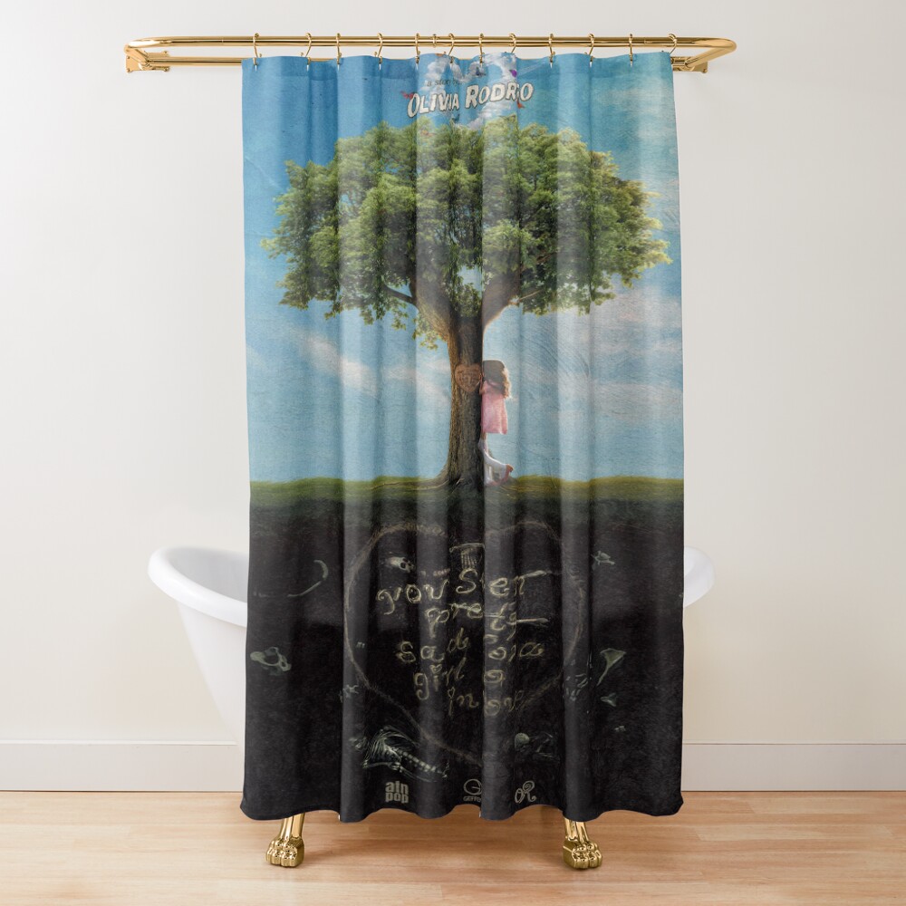 Olivia Rodrigo You Seem Pretty Sad Shower Curtain