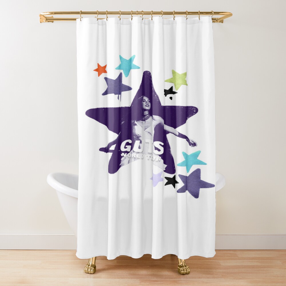 Olivia Rodrigo Guts Tour Shower Curtain