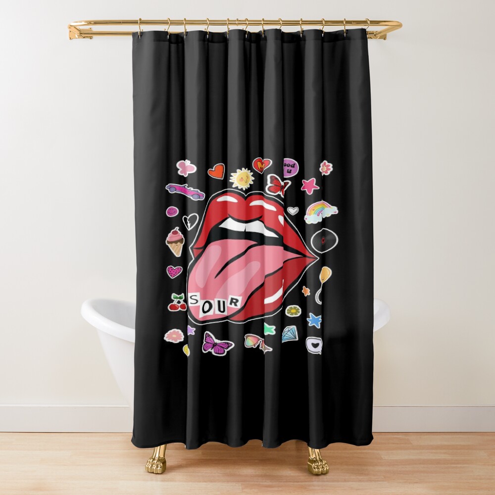Hot Design Olivia Rodrigo Sour Shower Curtain