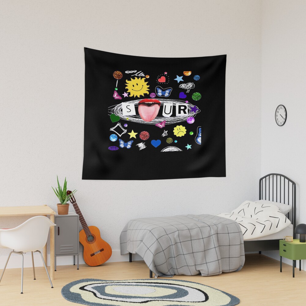Vintage Pop Olivia Rodrigo Tour 2024 Tapestry