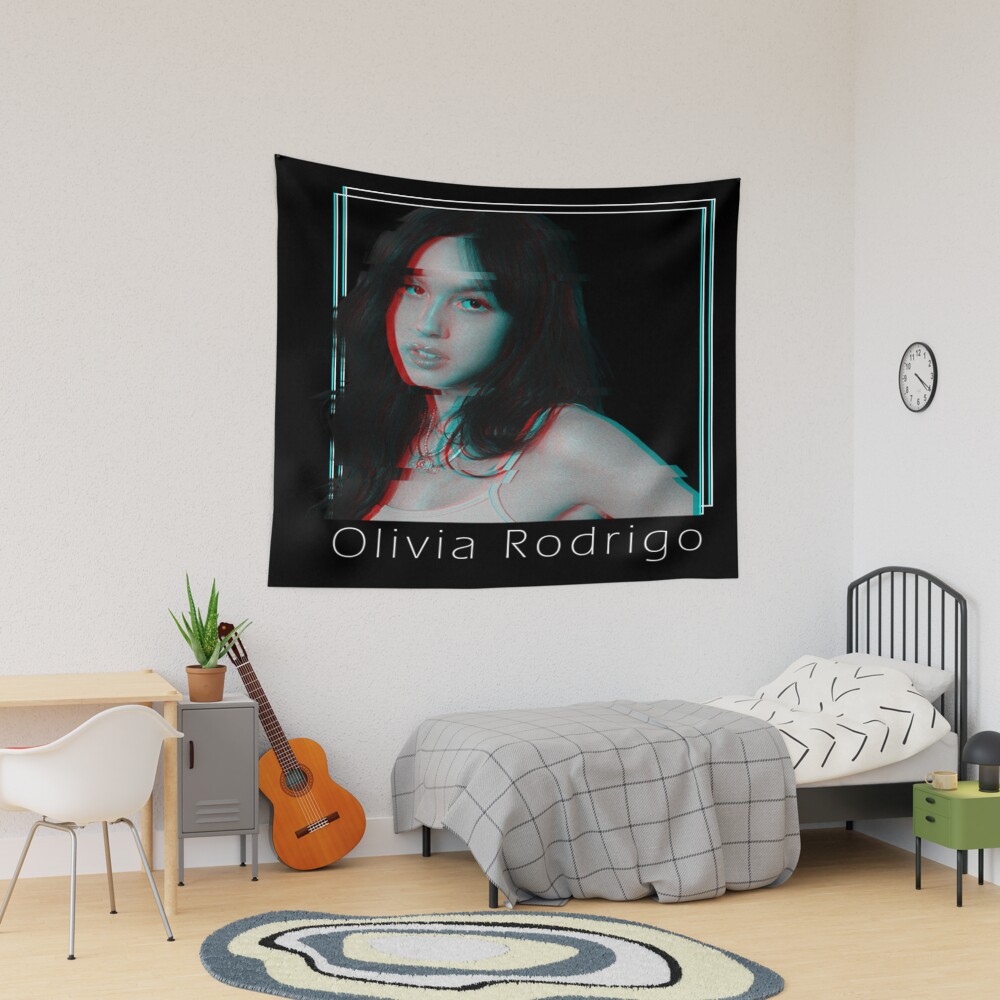 Olivia Rodrigo Cute Girl Tapestry