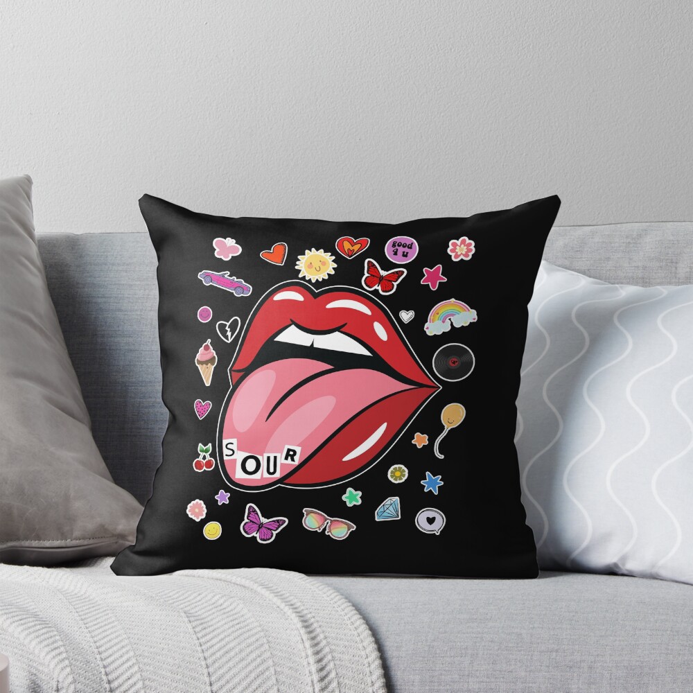 Olivia Rodrigo Sour Tour Throw Pillow