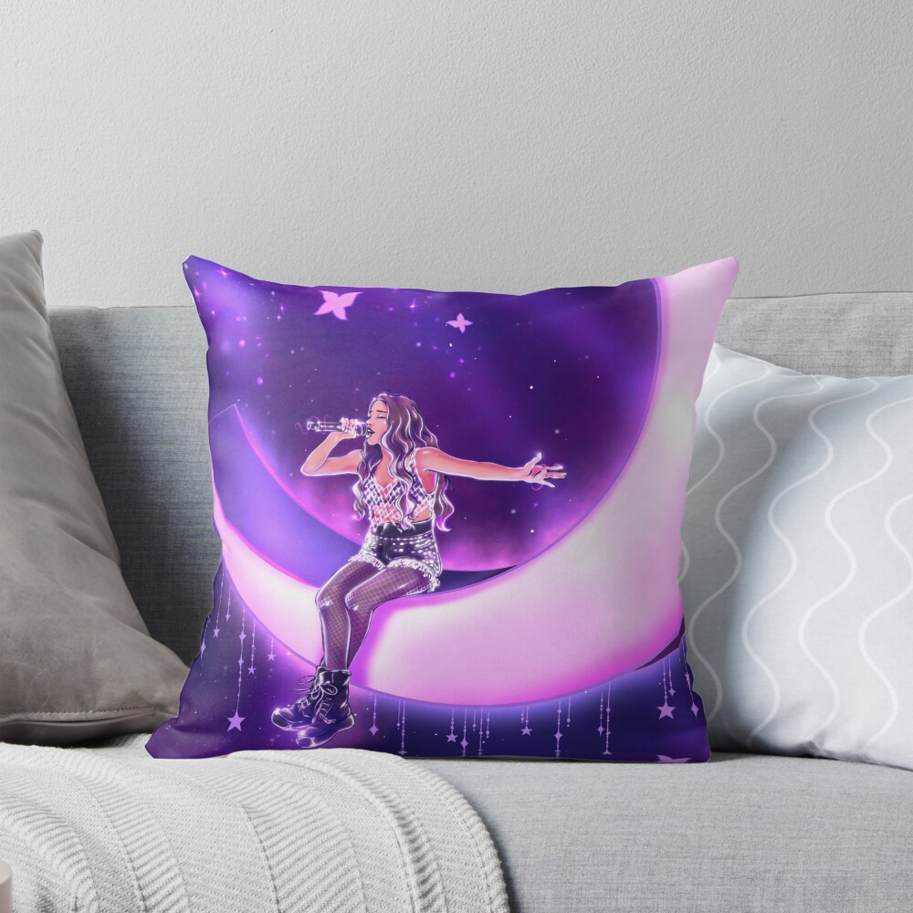 Guts Tour On The Moon Throw Pillow