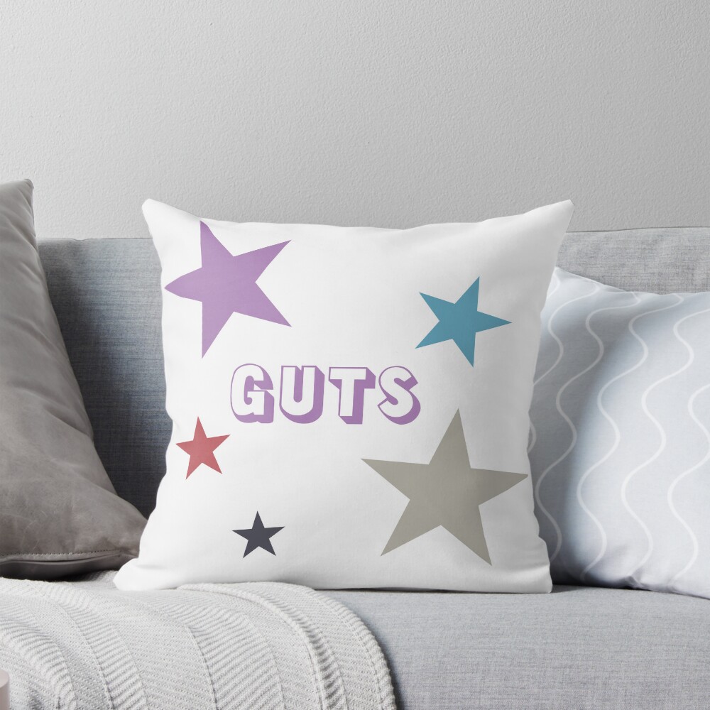 Basic Design Guts Olivia Rodrigo Throw Pillow