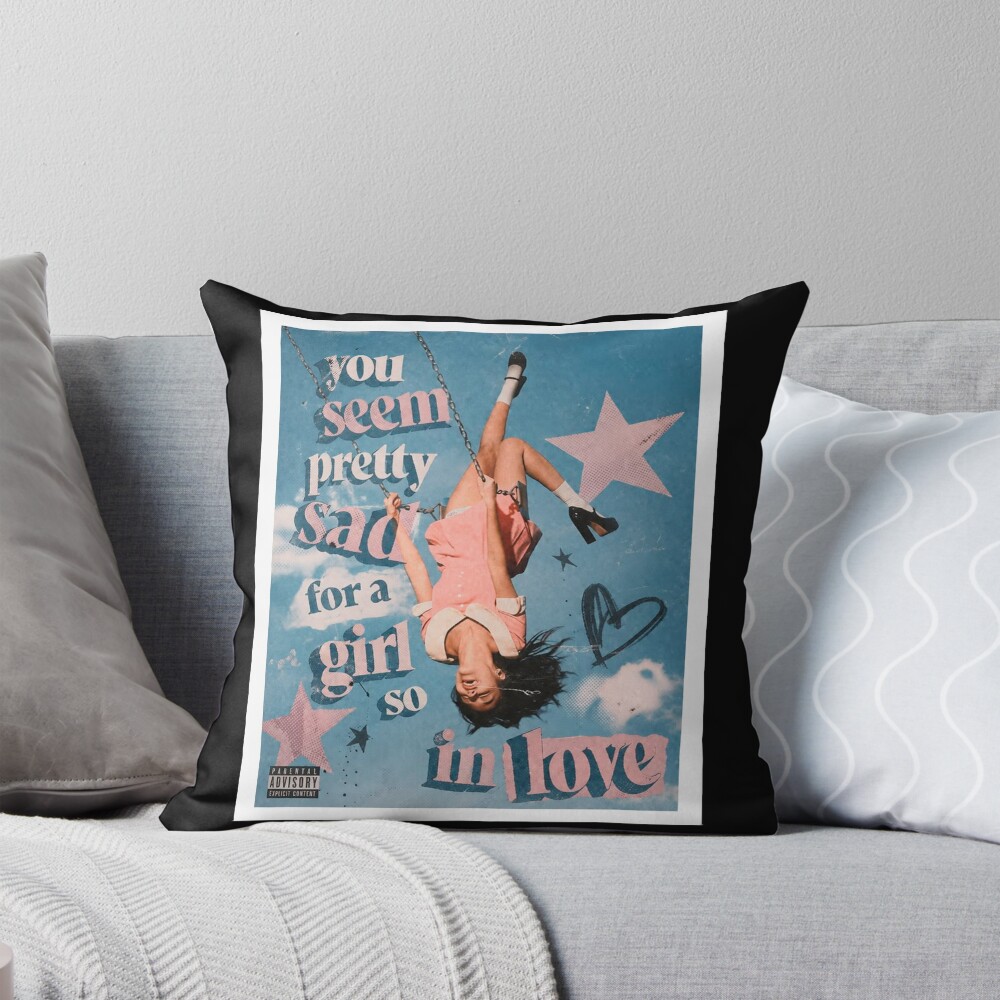 Olivia Rodrigo Sour Poster Pretty Throw Pillow
