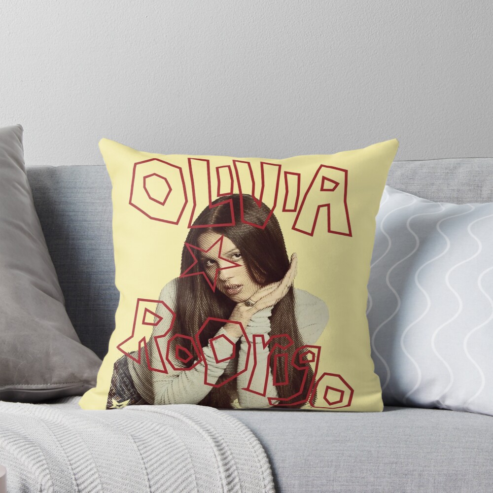 Olivia Rodrigo Vintage Collection Throw Pillow